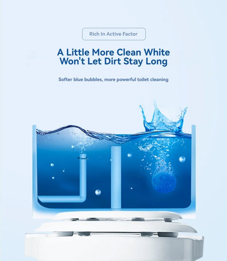 3/6/12 pcs, Toilet Bowl Cleaner Tablets, Automatic Toilet Tank Cleaners, for Deodorizing & Descaling, Long-Lasting Against Tough