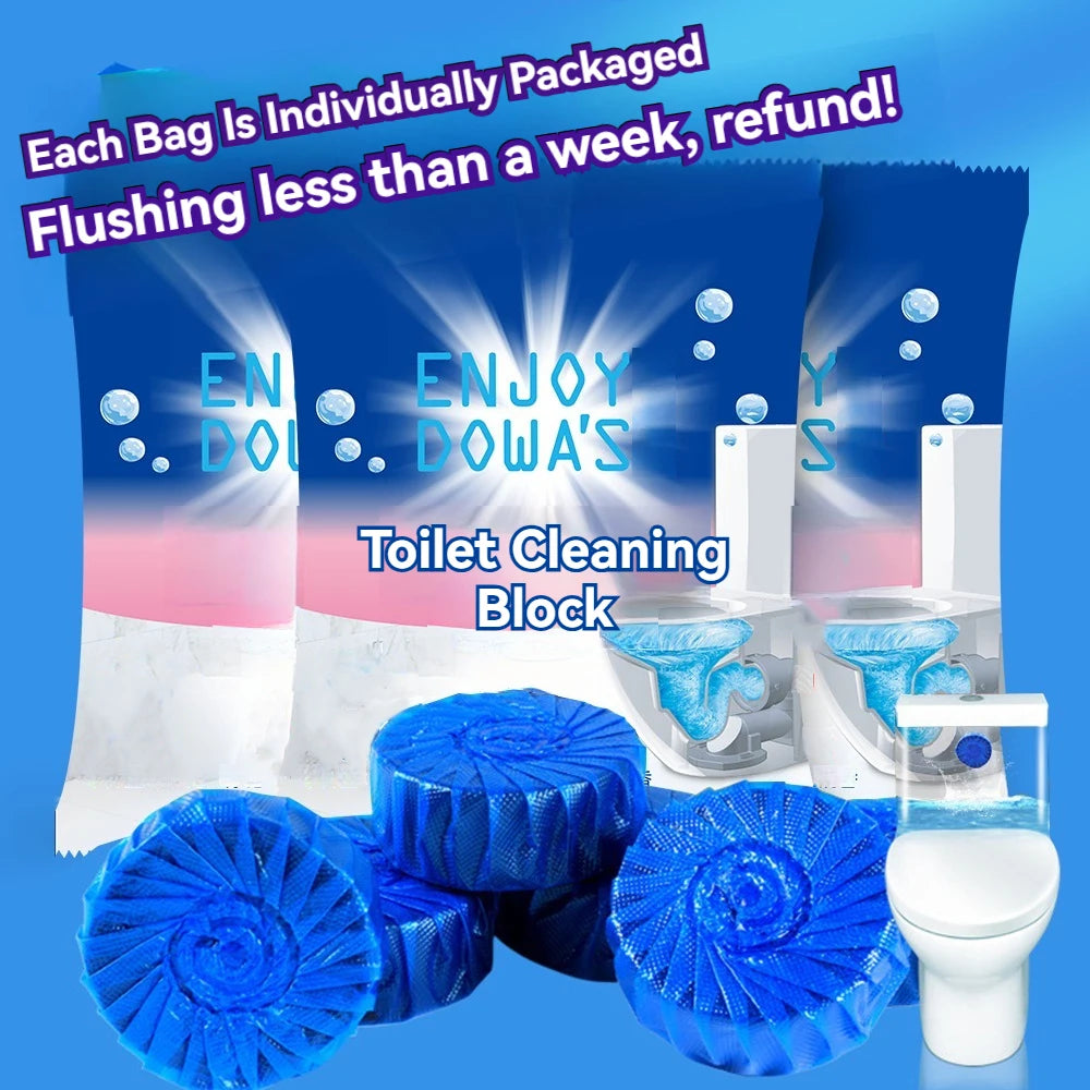 3/6/12 pcs, Toilet Bowl Cleaner Tablets, Automatic Toilet Tank Cleaners, for Deodorizing & Descaling, Long-Lasting Against Tough
