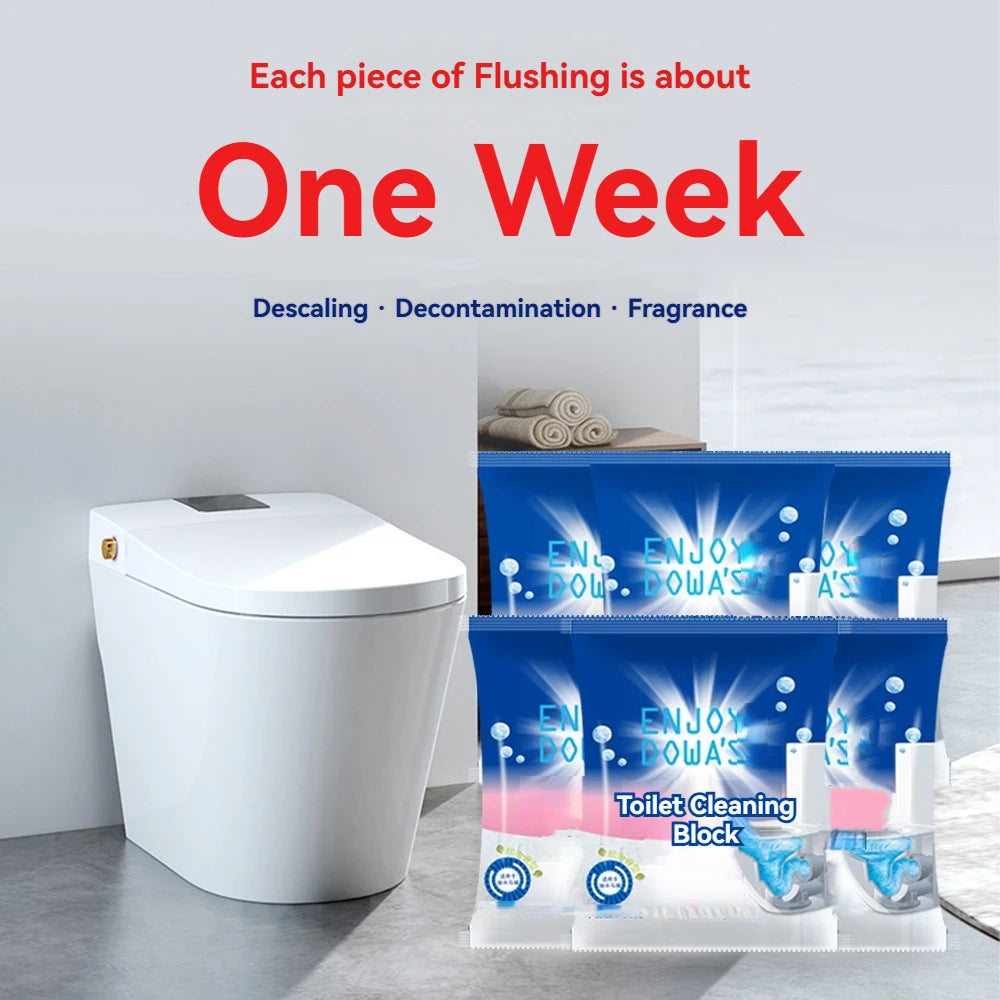 3/6/12 pcs, Toilet Bowl Cleaner Tablets, Automatic Toilet Tank Cleaners, for Deodorizing & Descaling, Long-Lasting Against Tough